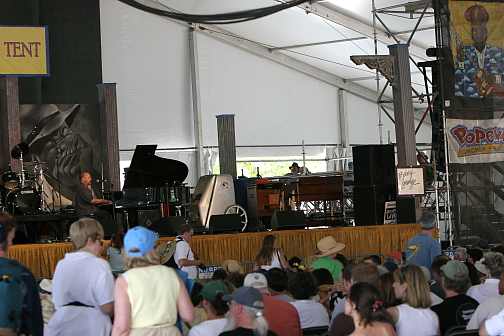 Bobby Lounge at the 2005 New Orleans Jazz Festival